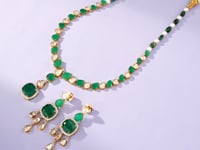 Fariya Polki And Diamond Necklace