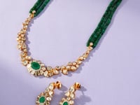 Farzana Polki And Diamond Necklace