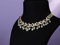 Sahana Polki And Diamond Necklace