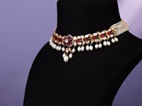 Srijita Polki And Diamond Choker