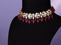 Eileen Polki And Diamond Choker