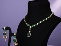 Fariya Polki And Diamond Necklace