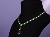 Fariya Polki And Diamond Necklace