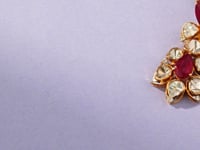 Nova Polki And Diamond Long Earrings