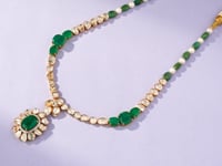 Ishaia Polki And Diamond Necklace