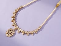 Bhavna Polki And Diamond Necklace