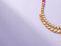 Firoza Polki And Diamond Necklace