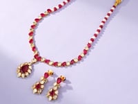 Jyoti Polki And Diamond Necklace