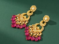 Mahira Polki Chandbalis