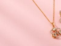 Meera Polki And Diamond Pendant