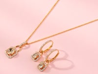 Camila Polki And Diamond Hoops