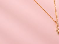 Camila Polki And Diamond Hoops