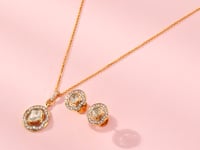 Madeline Polki And Diamond Necklace