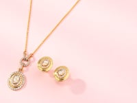 Maya Polki And Diamond Necklace