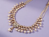 Vibhuti Polki And Diamond Necklace