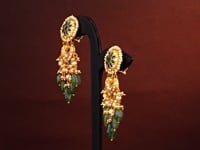 Bhumi Polki Long Earrings