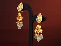 Falak Polki Long Earrings