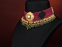 Ekta Polki Bead Choker