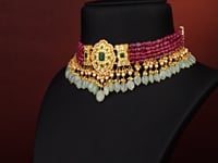 Rishika Polki Bead Choker