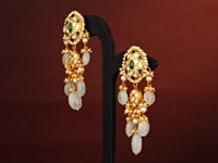 Sia Polki Long Earrings