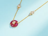 Madhu Polki And Diamond Pendant