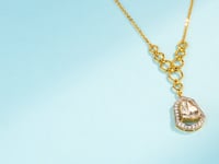 Riyaan Polki And Diamond Pendant