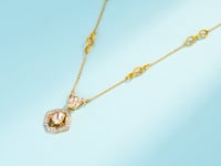 Minal Polki And Diamond Pendant