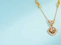Minal Polki And Diamond Pendant