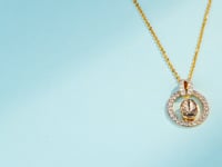 Aarvi Polki And Diamond Pendant