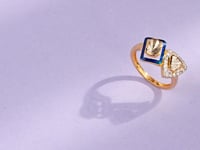 Aesha Polki And Diamond Ring