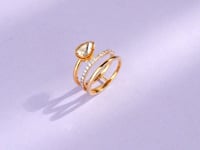 Miraya Polki And Diamond Ring