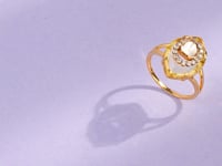 Kanishka Polki And Diamond Ring