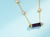 Sheetal Polki And Diamond Pendant