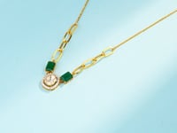 Mansi Polki And Diamond Pendant