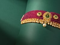 Vaani Polki Bead Choker