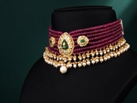 Vaani Polki Bead Choker