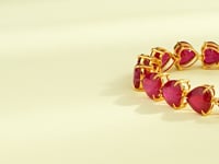Ishika Ruby Loose Bracelet