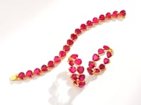 Ishika Ruby Loose Bracelet