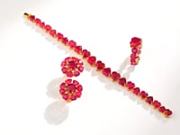 Kashish Ruby Loose Bracelet