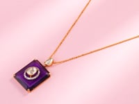 Samya Polki And Diamond Pendant