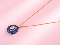 Priti Polki And Diamond Pendant
