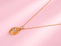 Mahi Polki And Diamond Pendant