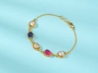 Meena Polki Loose Bracelet