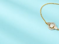 Rushita Polki And Diamond Loose Bracelet