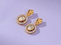Keshvi Polki And Diamond Tops
