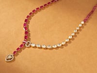 Tanushree Polki And Diamond Necklace