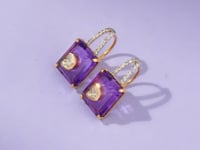 Misha Polki And Diamond Hoops