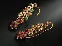 Estelle Polki And Diamond Earcuffs