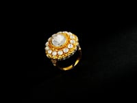 Fiona Polki And Diamond Ring