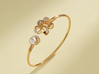 Kaya Polki And Diamond Bangle